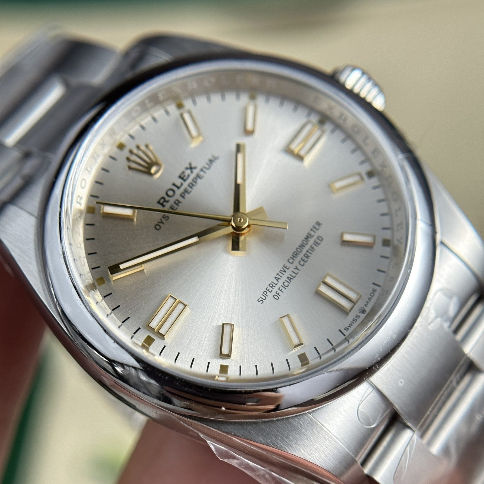 Rolex Watch Oyster Perpetual 126000 Silver Dial 36mm
