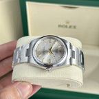 Rolex Watch Oyster Perpetual 126000 Silver Dial 36mm