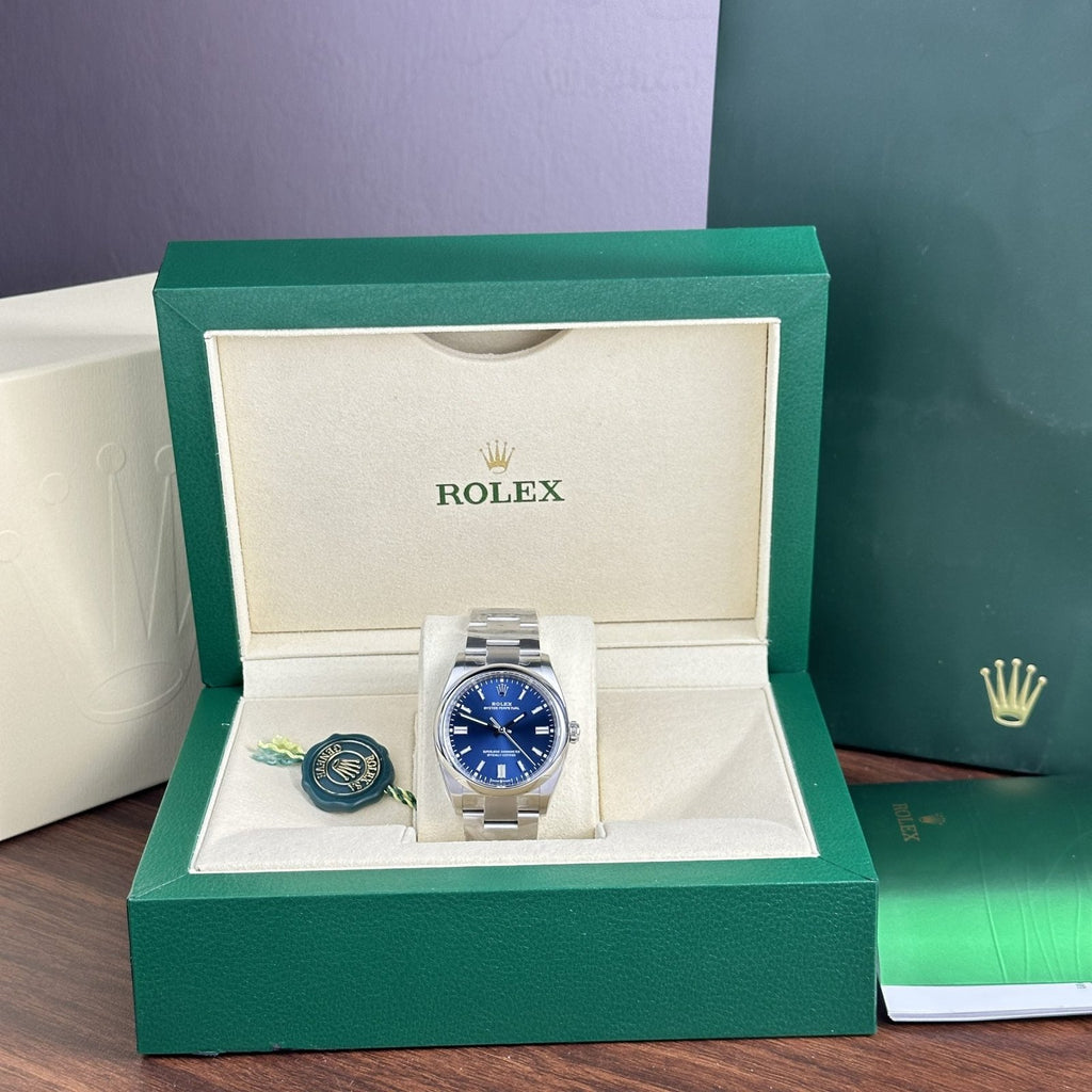 Rolex Watch Oyster Perpetual 126000 Blue Dial 36mm