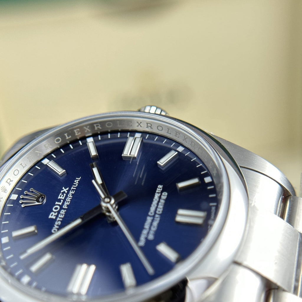 Rolex Watch Oyster Perpetual 126000 Blue Dial 36mm