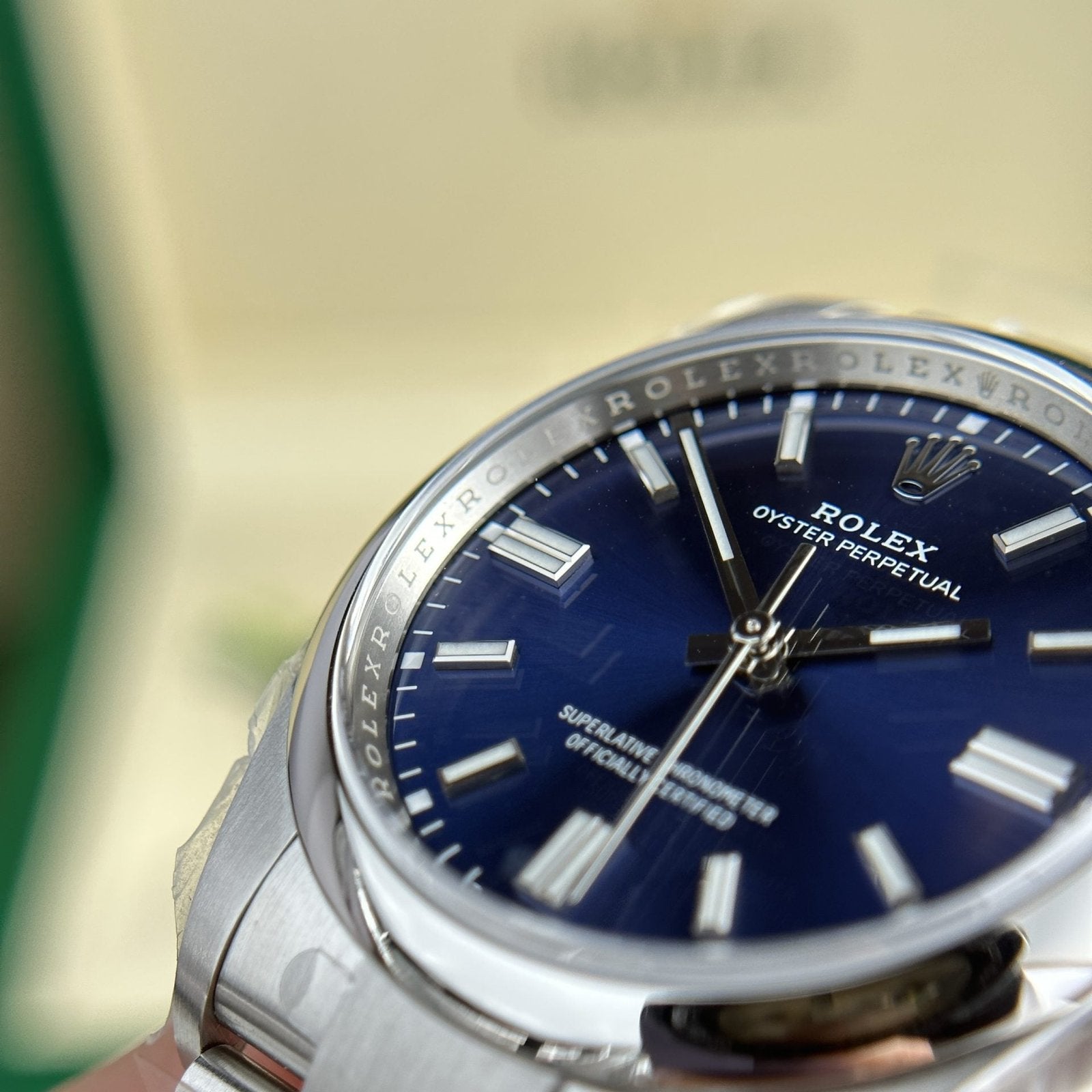 Rolex Watch Oyster Perpetual 126000 Blue Dial 36mm