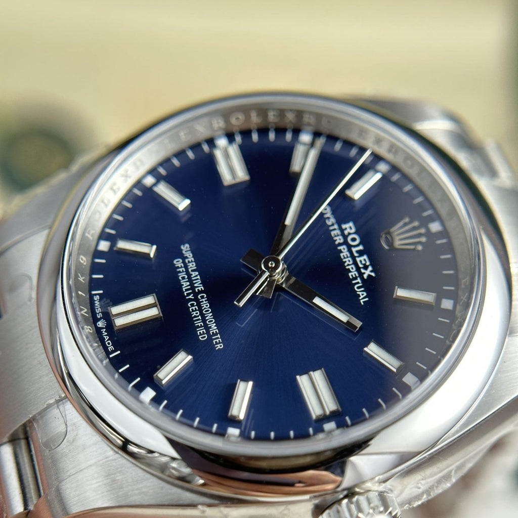 Rolex Watch Oyster Perpetual 126000 Blue Dial 36mm
