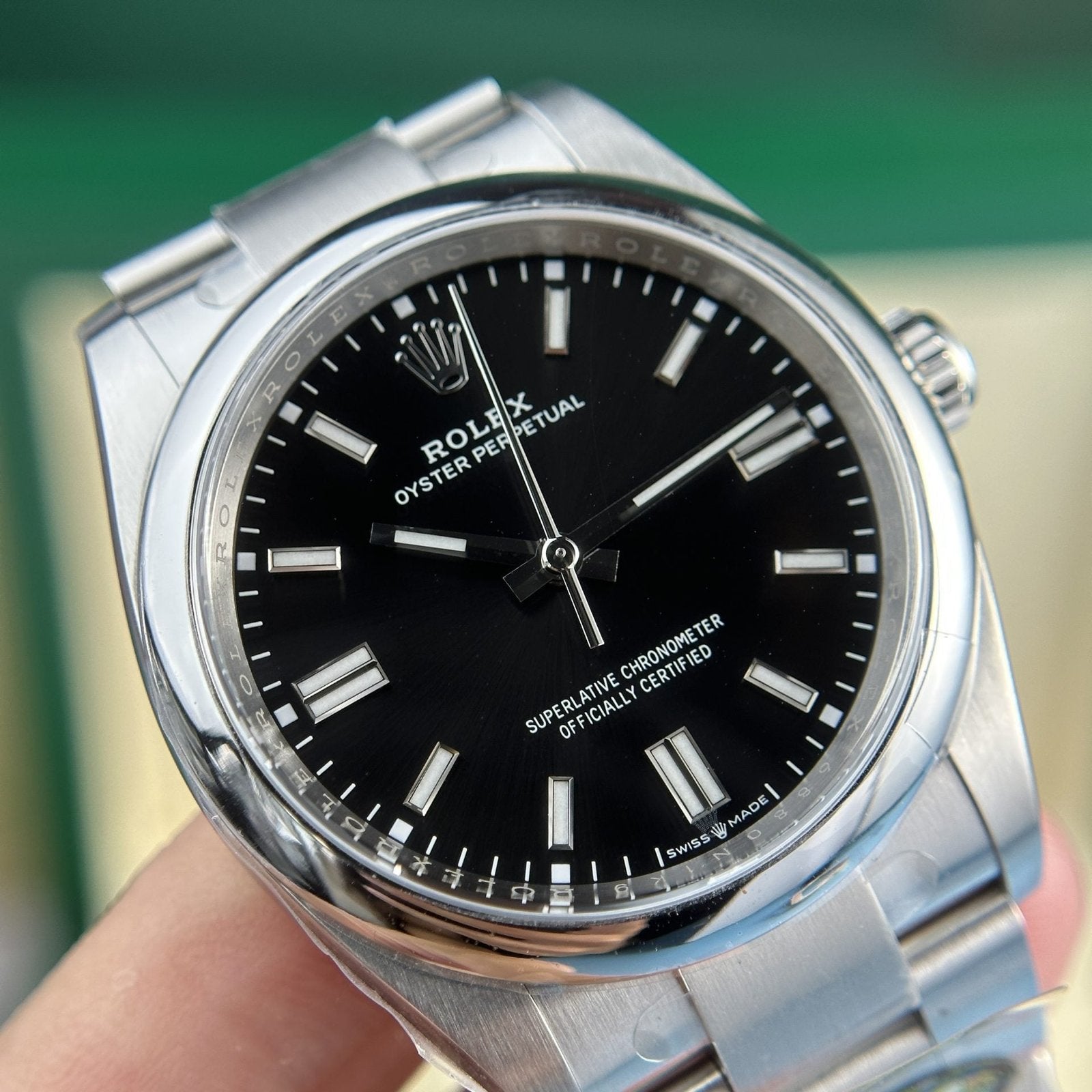 Rolex Watch Oyster Perpetual 126000 Dial Black 36mm
