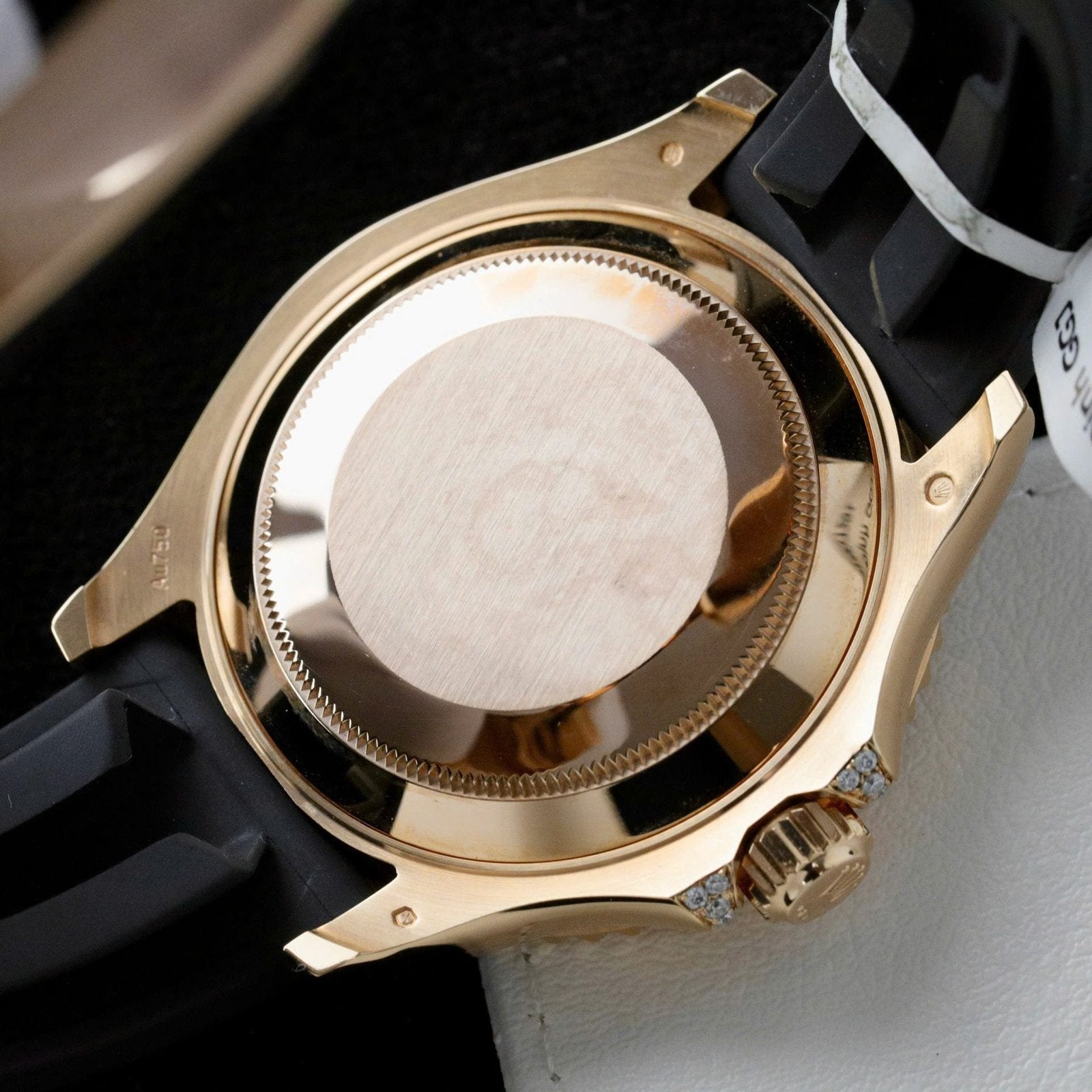 Rolex Yacht Watch Gold Wrapped + Moissanite Diamonds 40mm