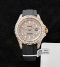 Rolex Yacht Watch Gold Wrapped + Moissanite Diamonds 40mm