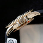 Rolex Yacht Watch Gold Wrapped + Moissanite Diamonds 40mm