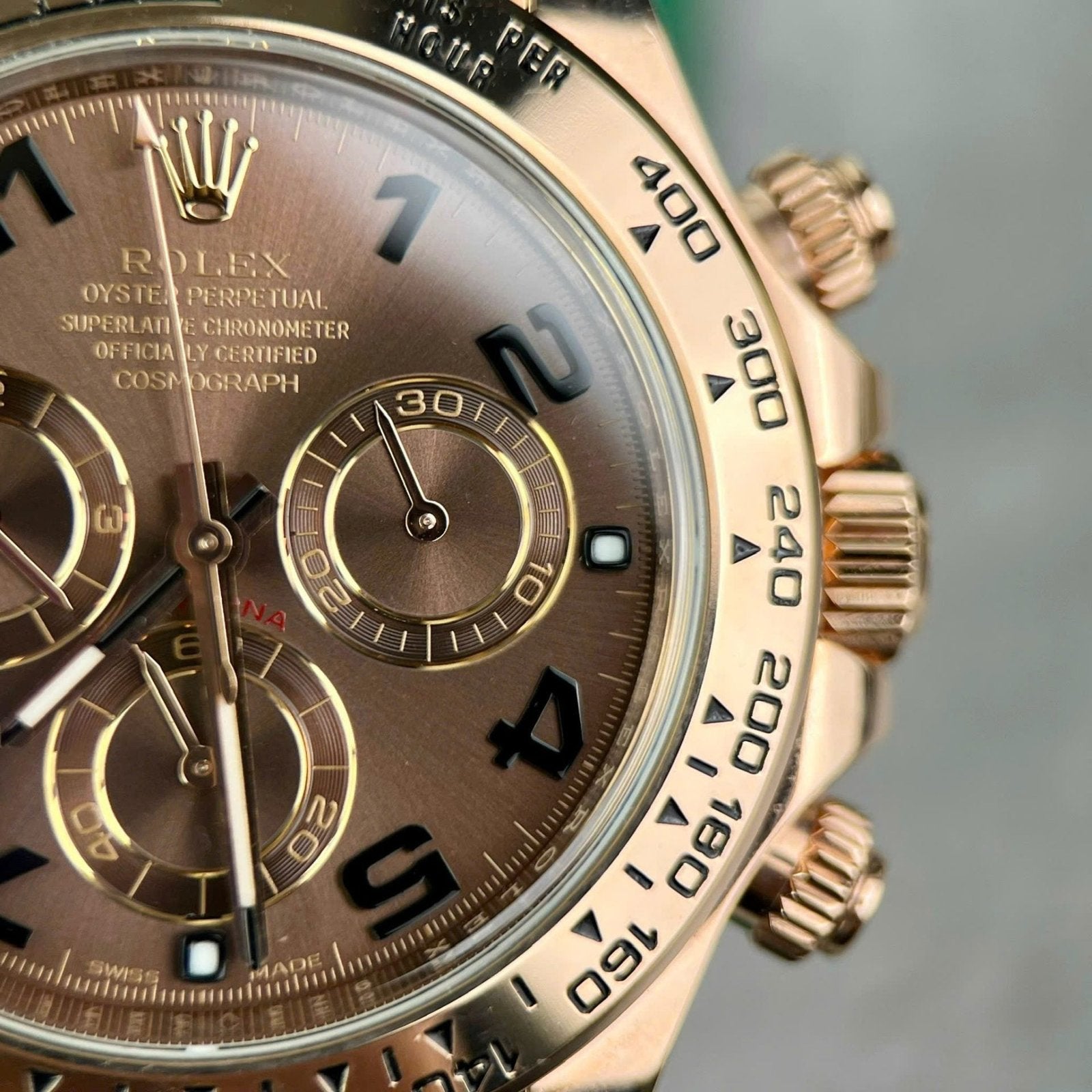 Rolex Cosmograph Daytona 116505 18K Gold Wrapped Watch 40mm