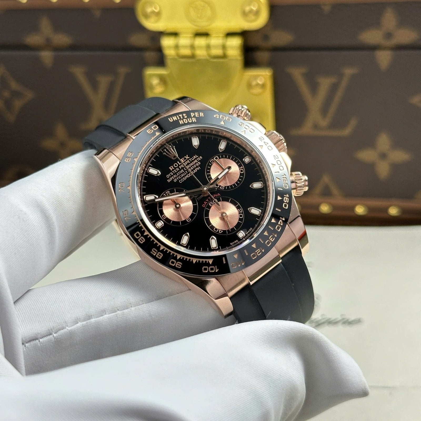 Rolex Cosmograph Daytona 116515LN Black Dial 11 Watch Gold Wrapped 40mm