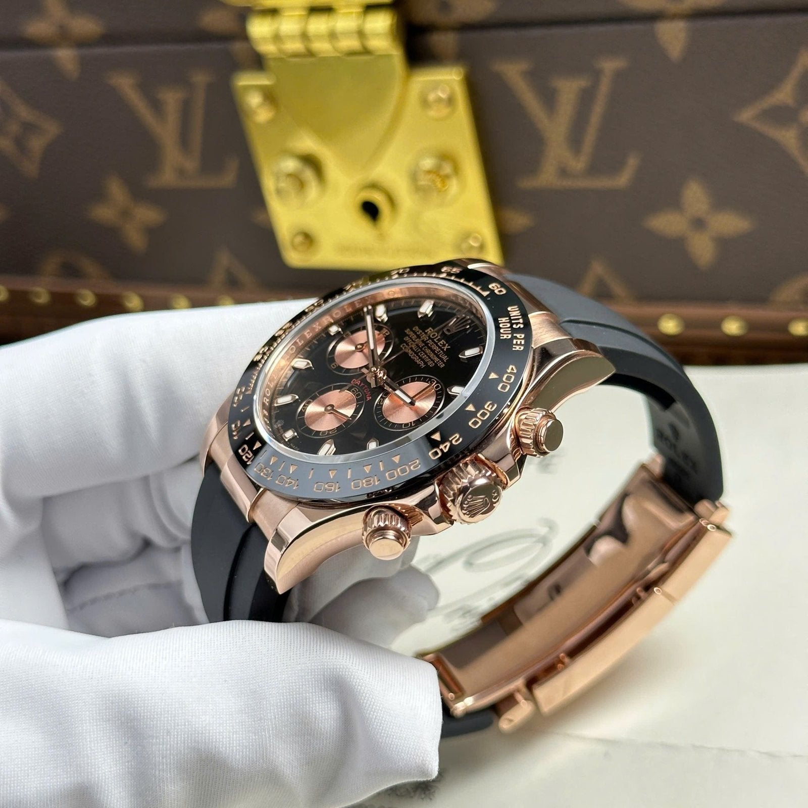Rolex Cosmograph Daytona 116515LN Black Dial 11 Watch Gold Wrapped 40mm