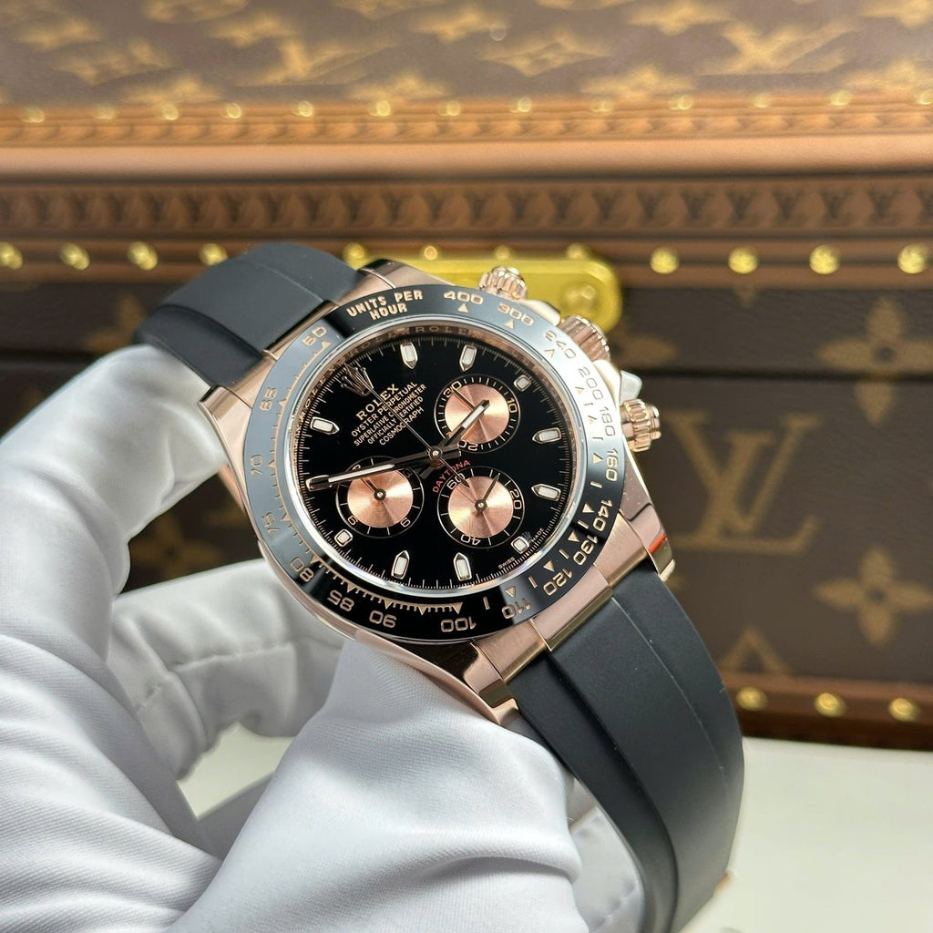 Rolex Cosmograph Daytona 116515LN Black Dial 11 Watch Gold Wrapped 40mm