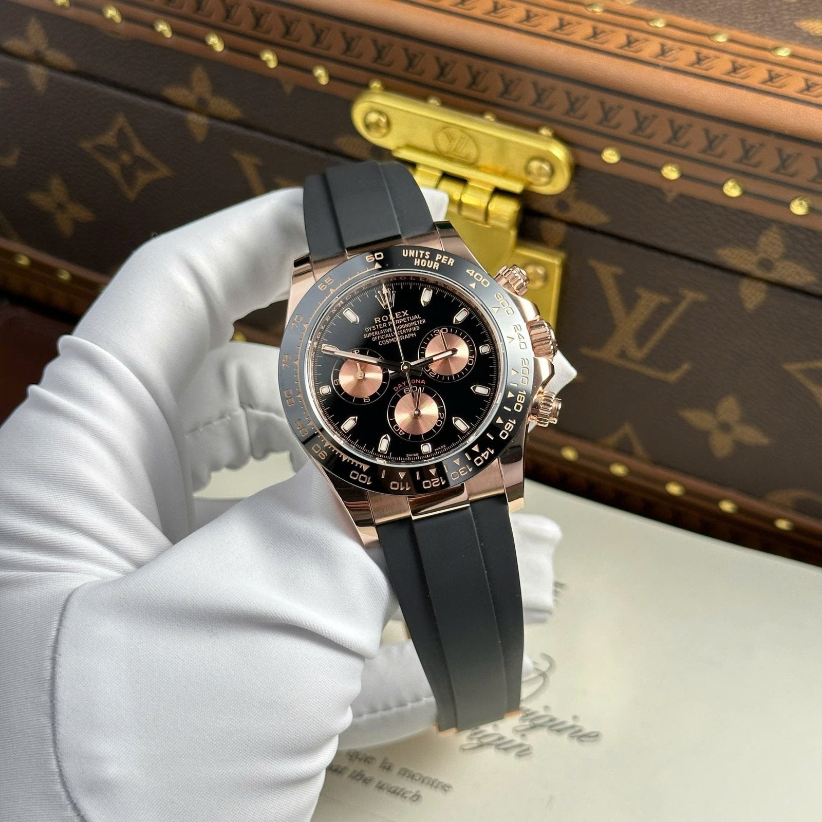 Rolex Cosmograph Daytona 116515LN Black Dial 11 Watch Gold Wrapped 40mm