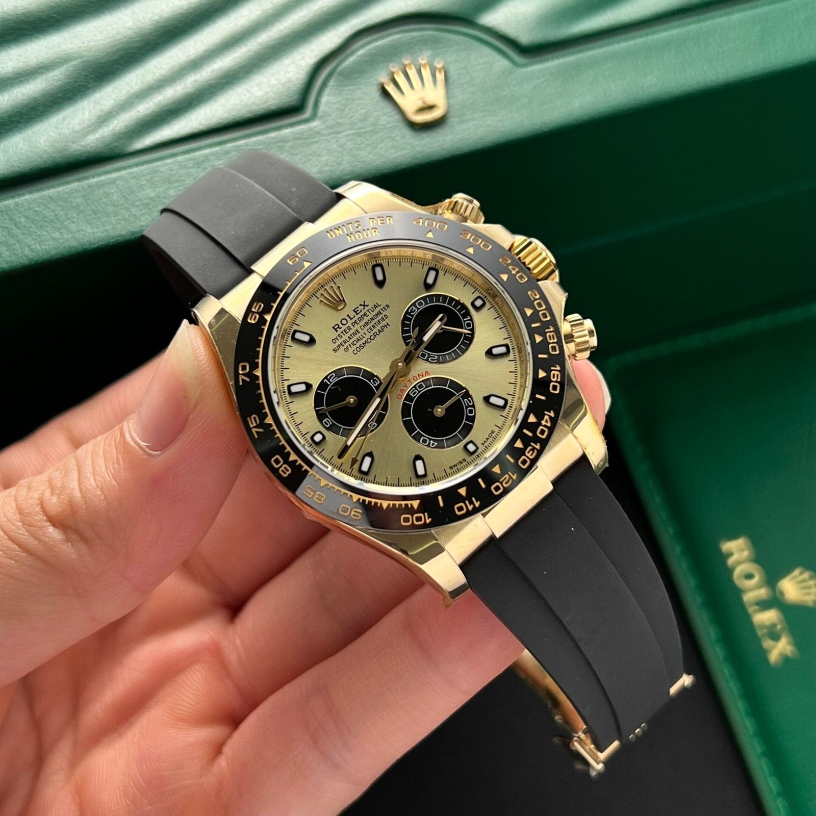 Rolex Watch Cosmograph Daytona 116518LN Dial Yellow 40mm