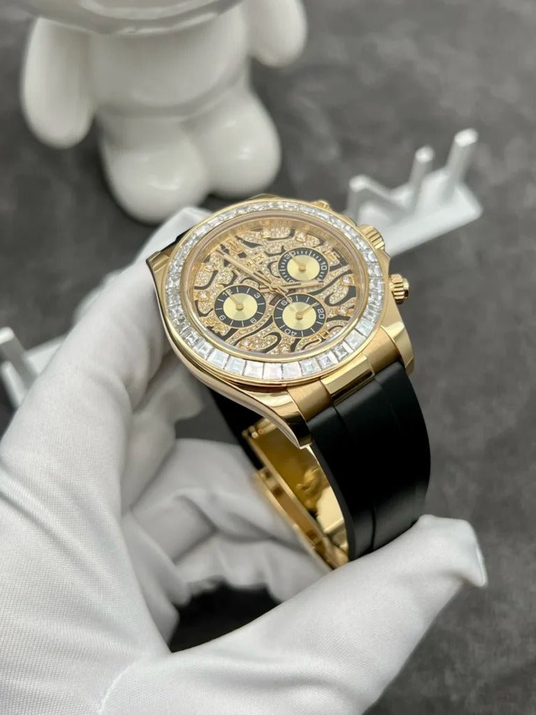 Rolex Solid Gold Watch and Diamonds Daytona 116588TBR 40mm