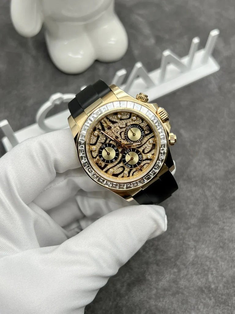 Rolex Solid Gold Watch and Diamonds Daytona 116588TBR 40mm