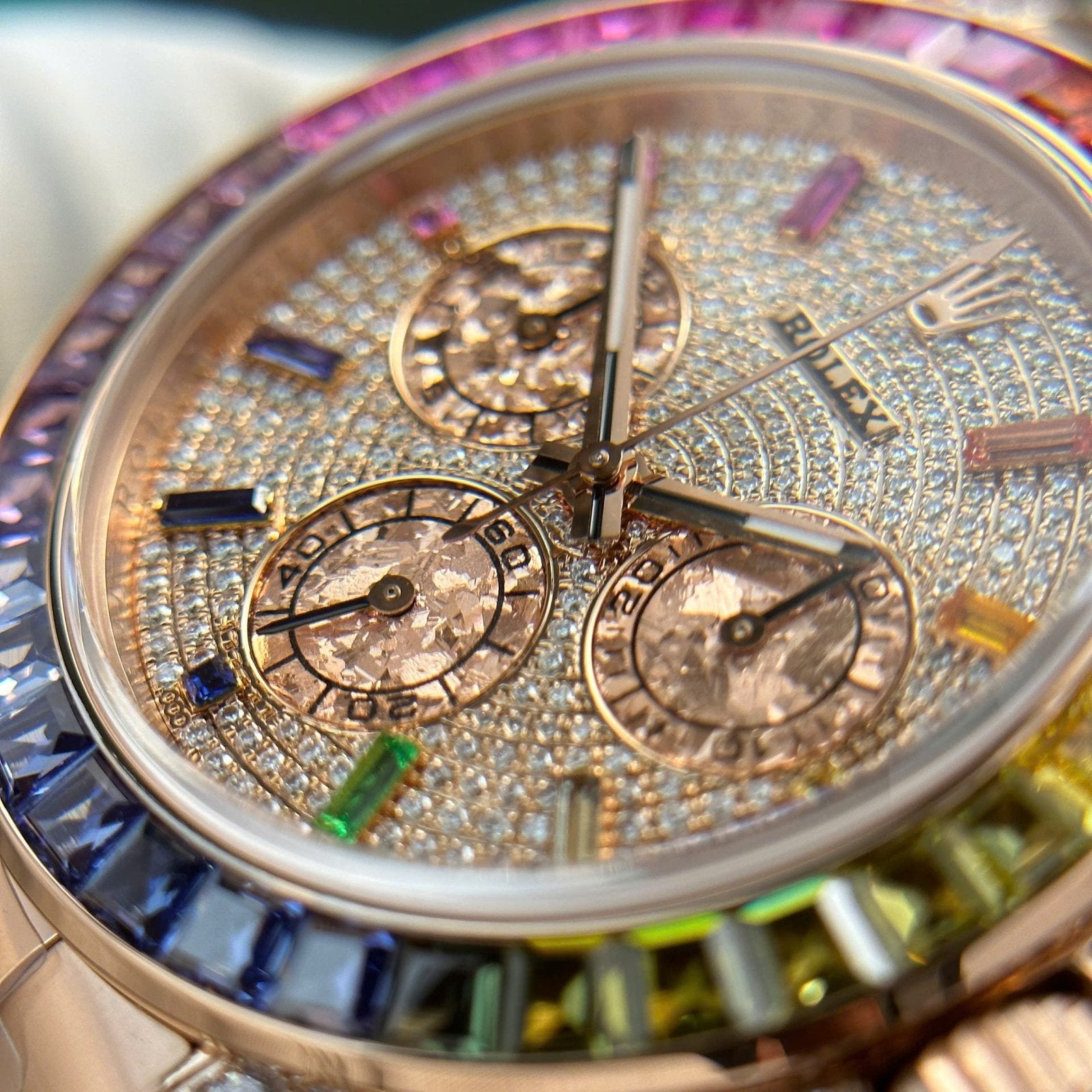 Rolex Cosmograph Daytona 116595 Rainbow Watch 40mm