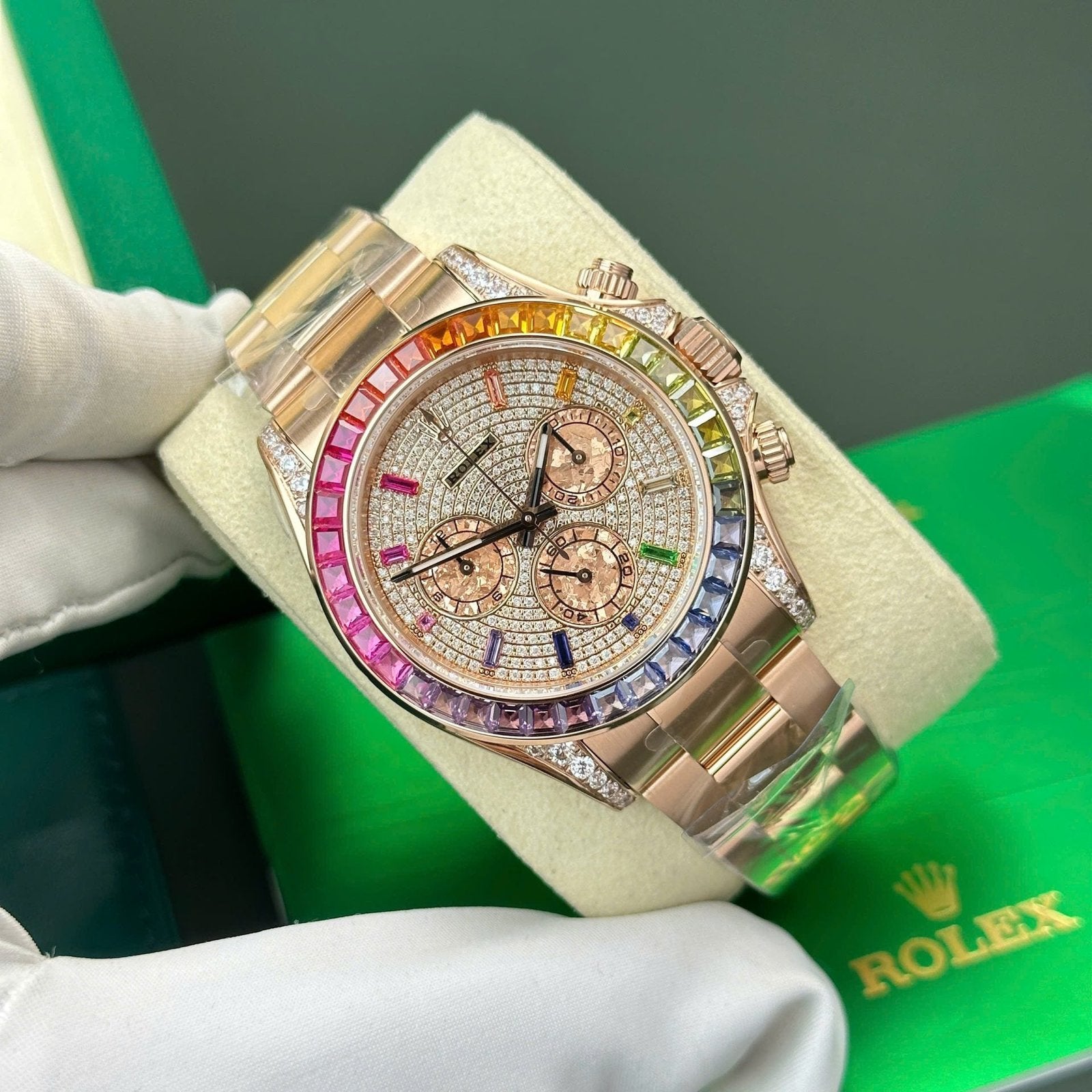 Rolex Cosmograph Daytona 116595 Rainbow Watch 40mm