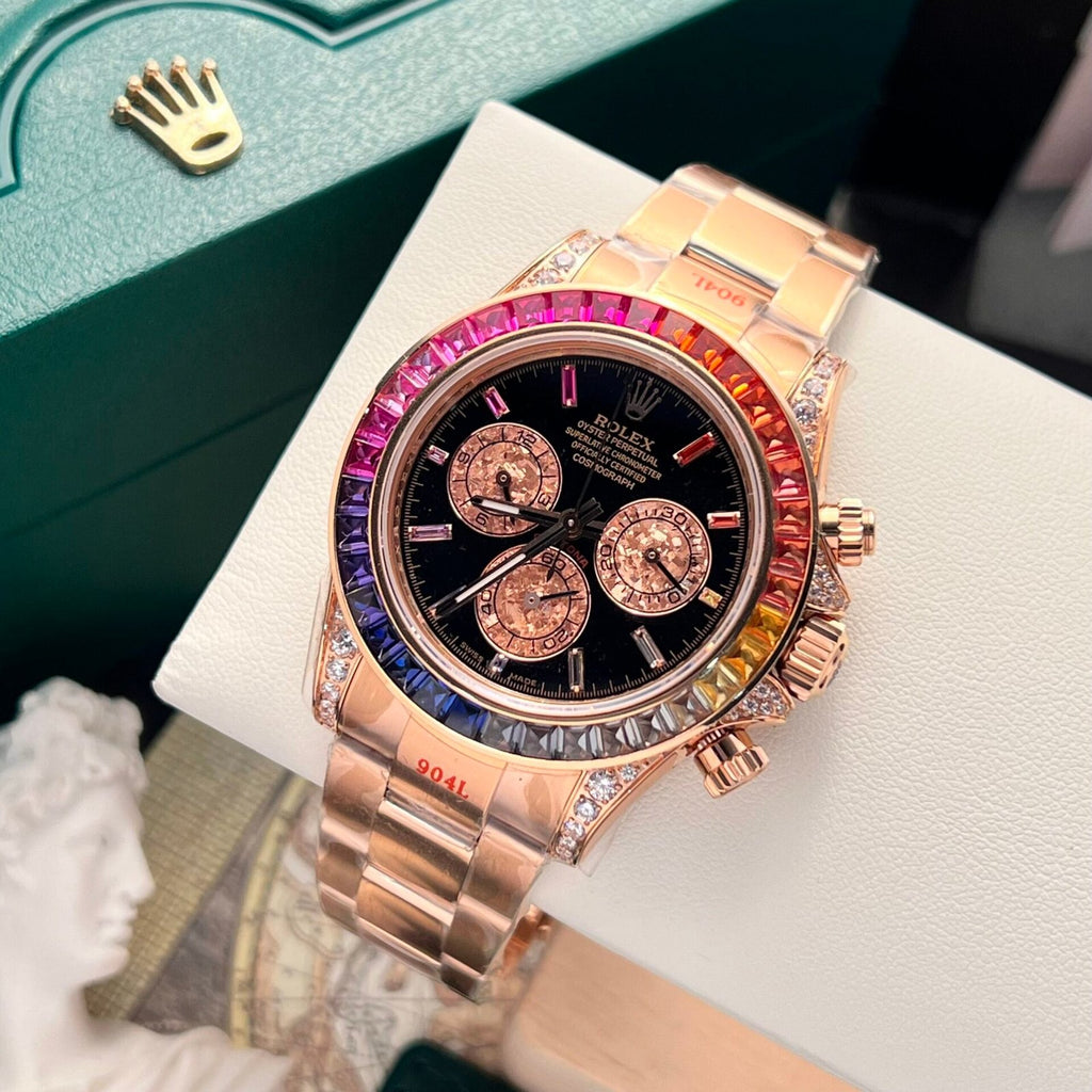 Rolex Watch Cosmograph Daytona 116595RBOW Black Dial 40mm