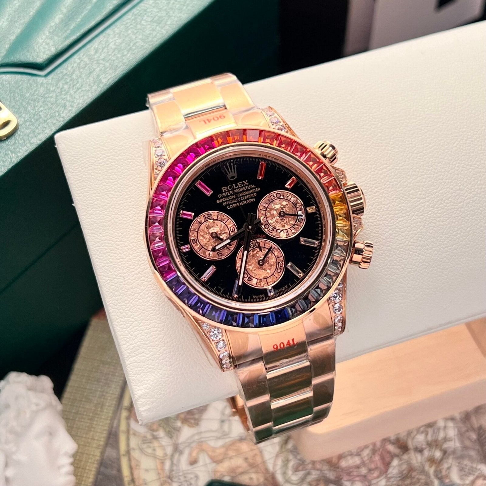 Rolex Watch Cosmograph Daytona 116595RBOW Black Dial 40mm