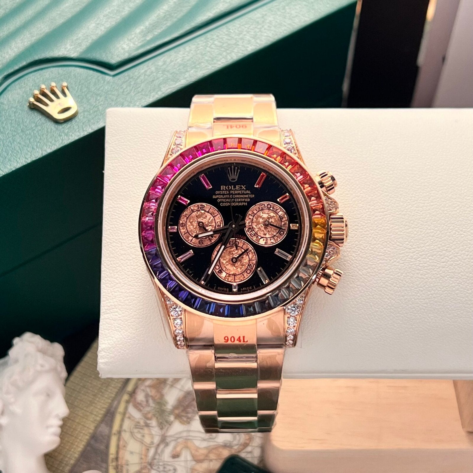 Rolex Watch Cosmograph Daytona 116595RBOW Black Dial 40mm