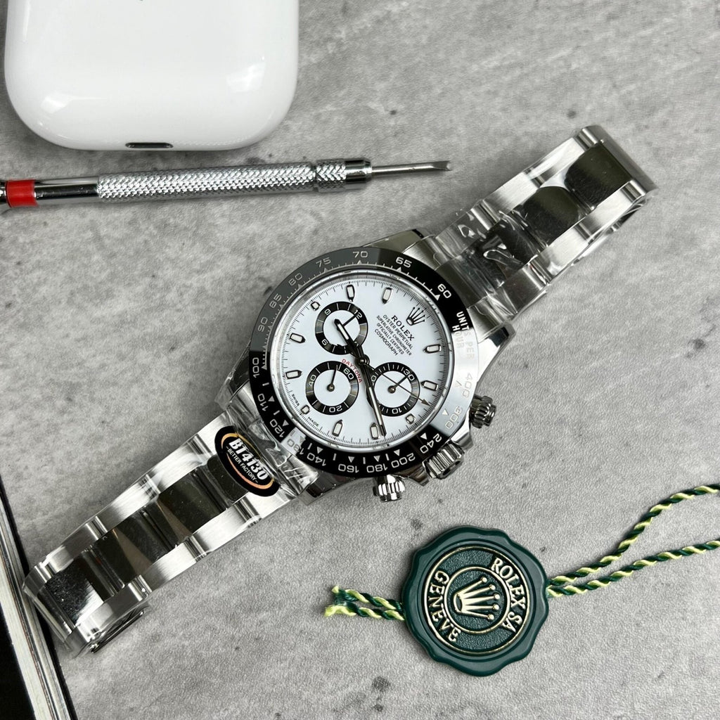 Rolex Cosmograph Daytona 116500LN Watch White Dial 40mm
