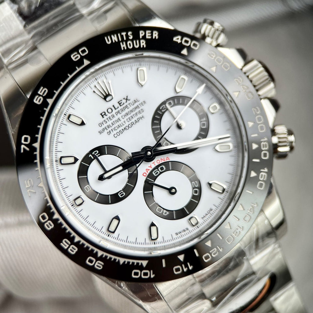 Rolex Cosmograph Daytona 116500LN Watch White Dial 40mm
