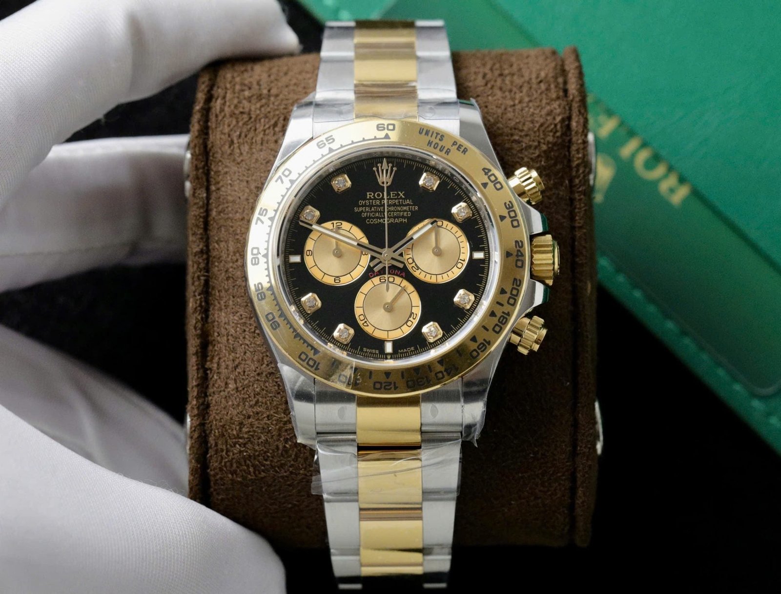 Rolex Cosmograph Daytona 126503 Watch Black Dial Oyster Strap 40mm