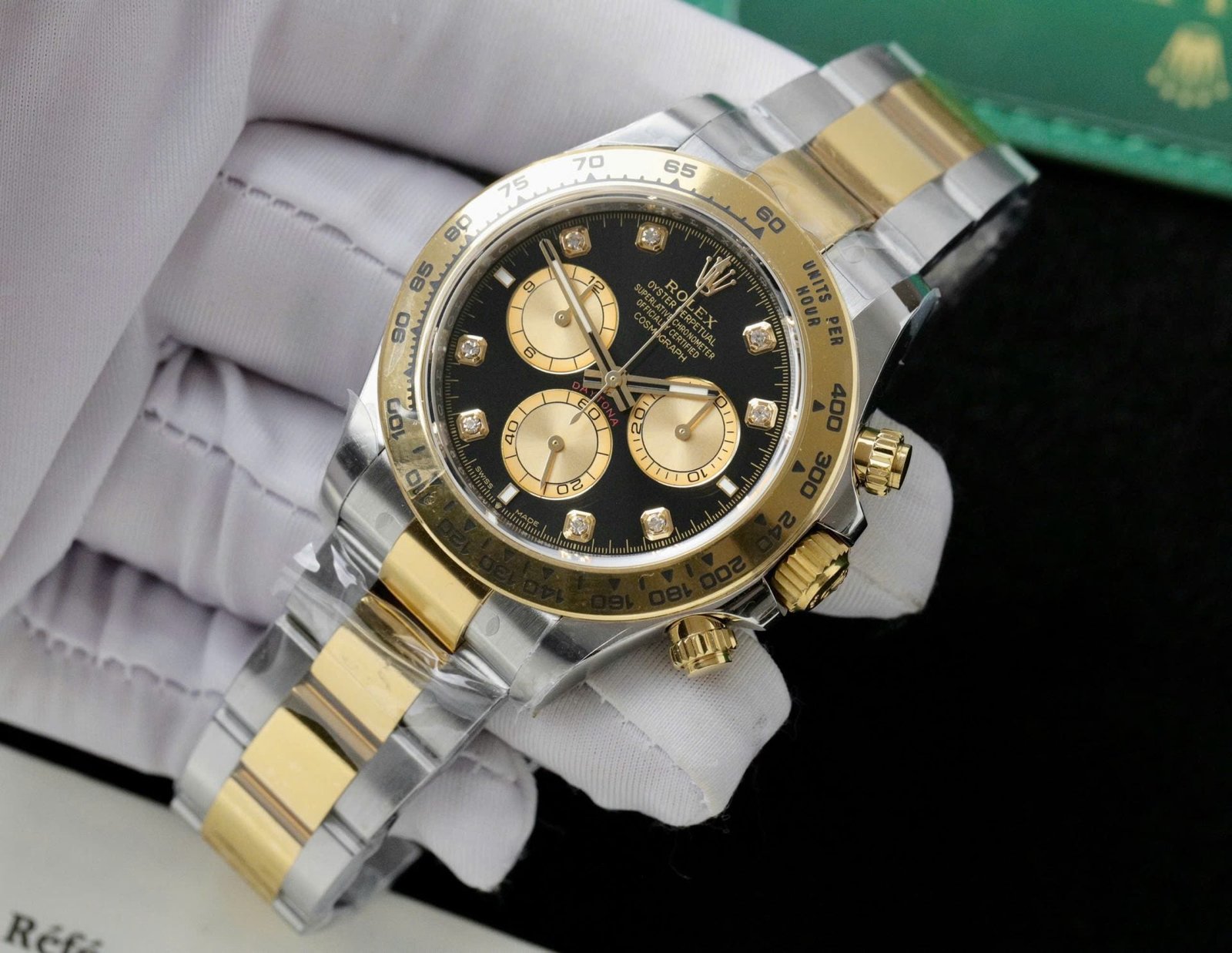 Rolex Cosmograph Daytona 126503 Watch Black Dial Oyster Strap 40mm