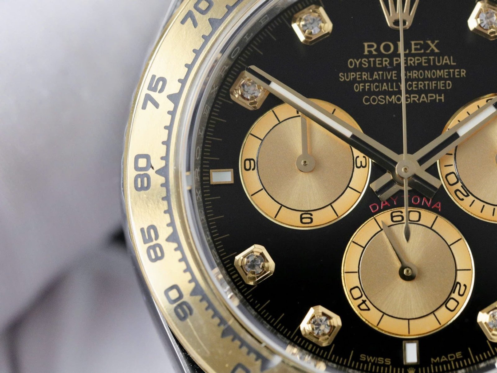 Rolex Cosmograph Daytona 126503 Watch Black Dial Oyster Strap 40mm