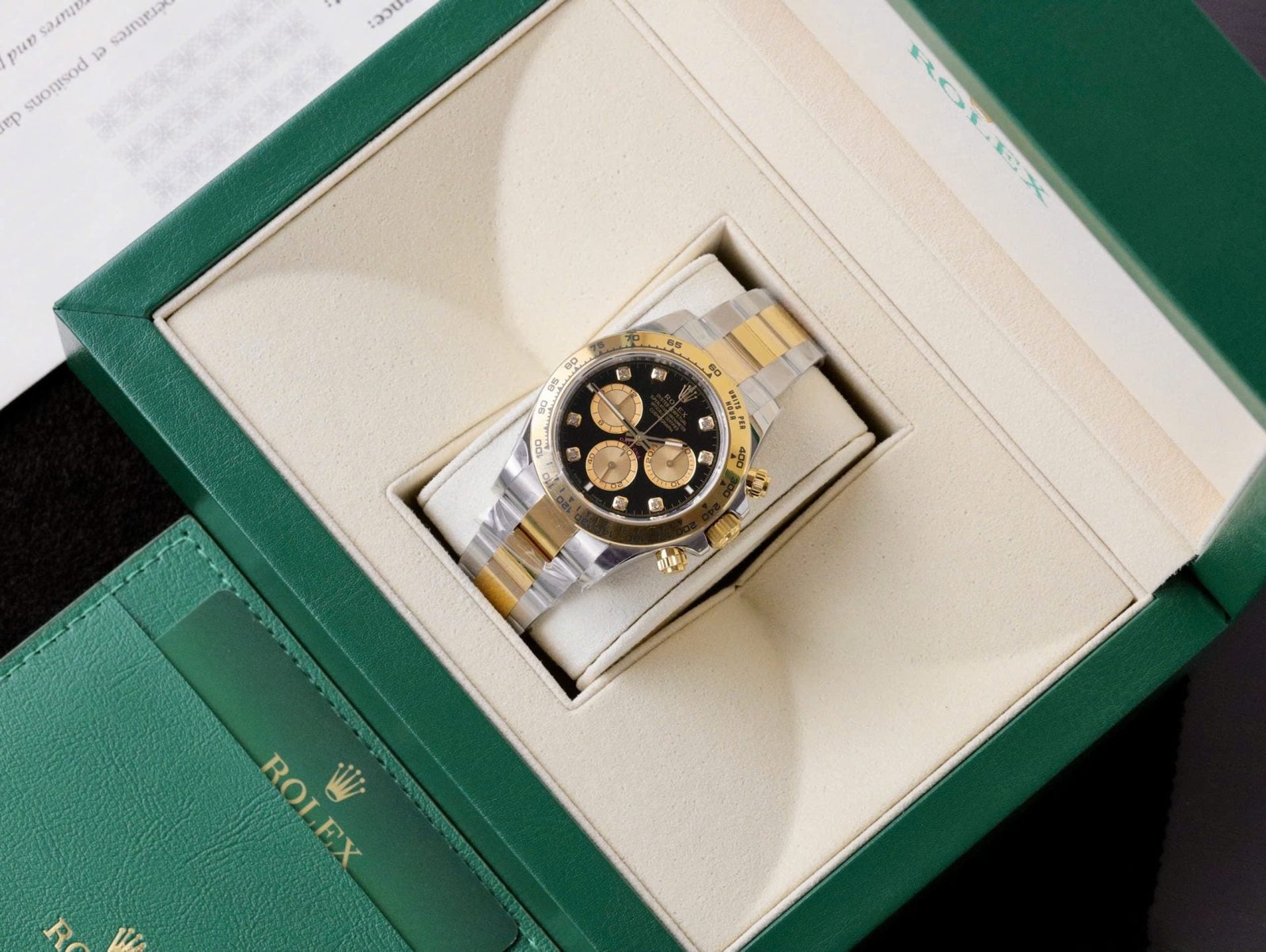 Rolex Cosmograph Daytona 126503 Watch Black Dial Oyster Strap 40mm