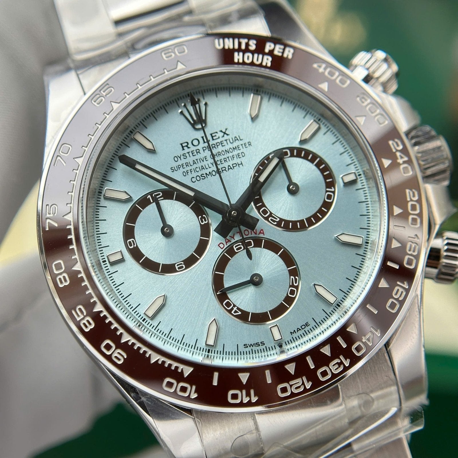 Rolex Cosmograph Daytona 126506 Watch Dial Ice Blue 40mm