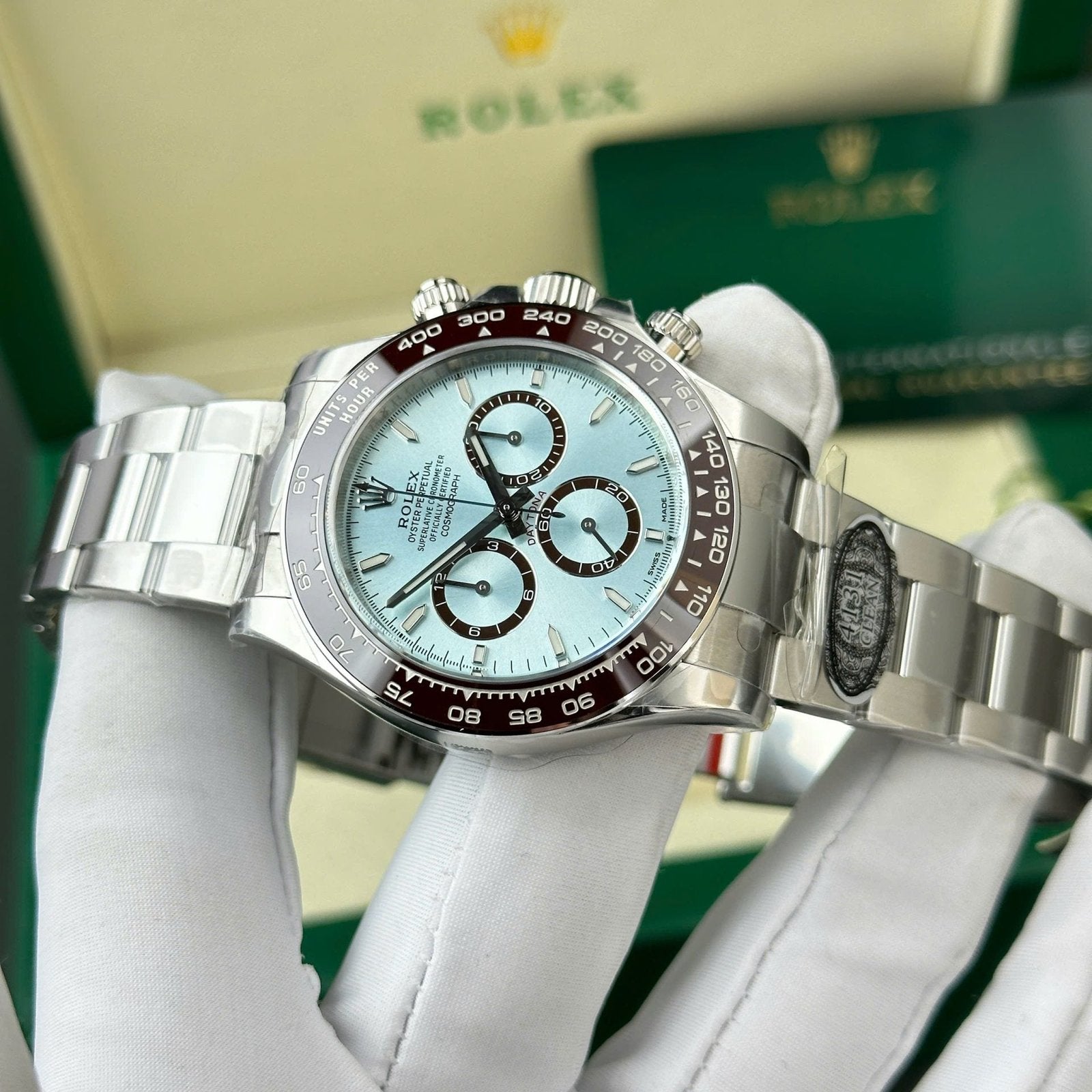 Rolex Cosmograph Daytona 126506 Watch Dial Ice Blue 40mm