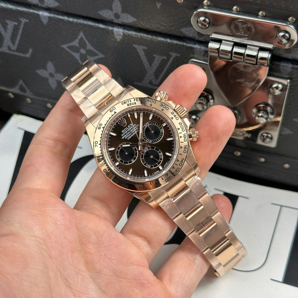 Rolex Cosmograph Daytona 126508 Watch Chocolate Dial Oyster Strap 40mm