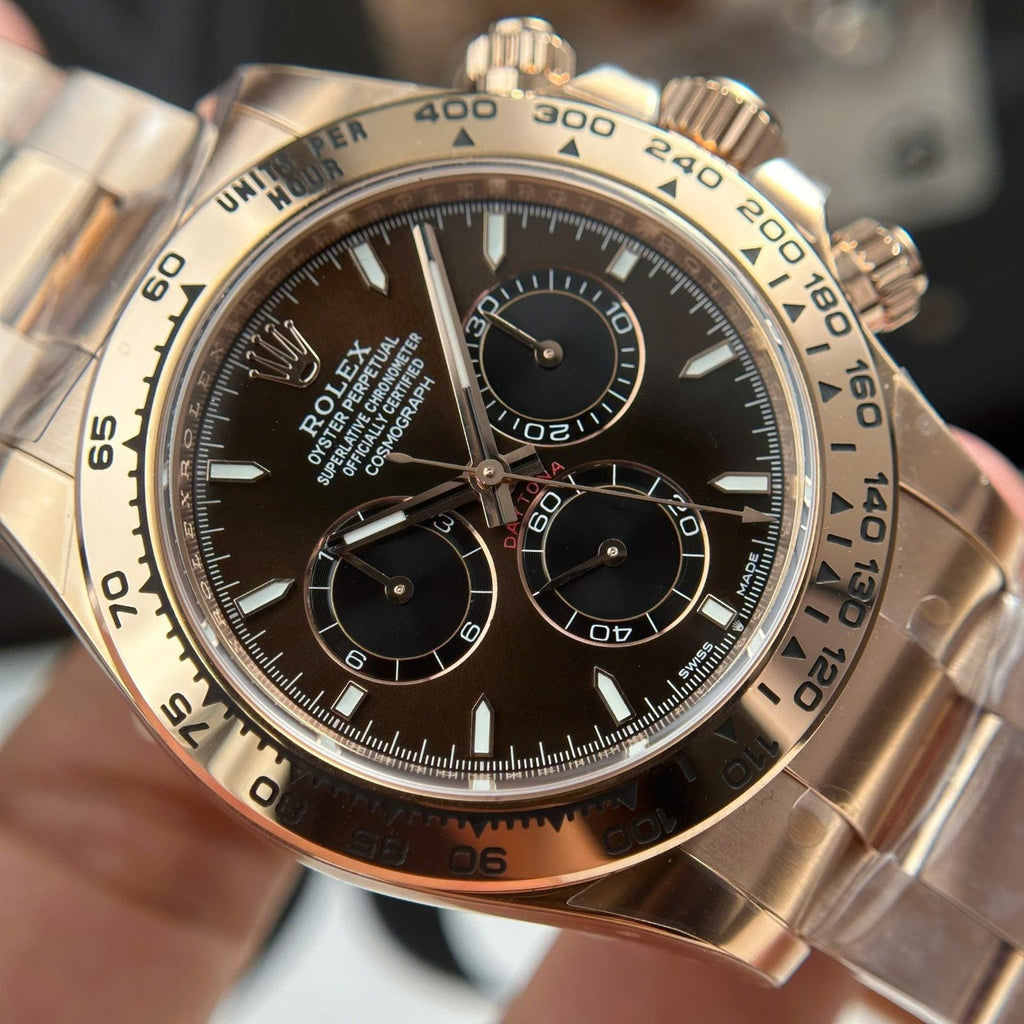 Rolex Cosmograph Daytona 126508 Watch Chocolate Dial Oyster Strap 40mm