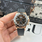 Rolex Cosmograph Daytona 126515 Watch Chocolate Dial Rubber Strap 40mm