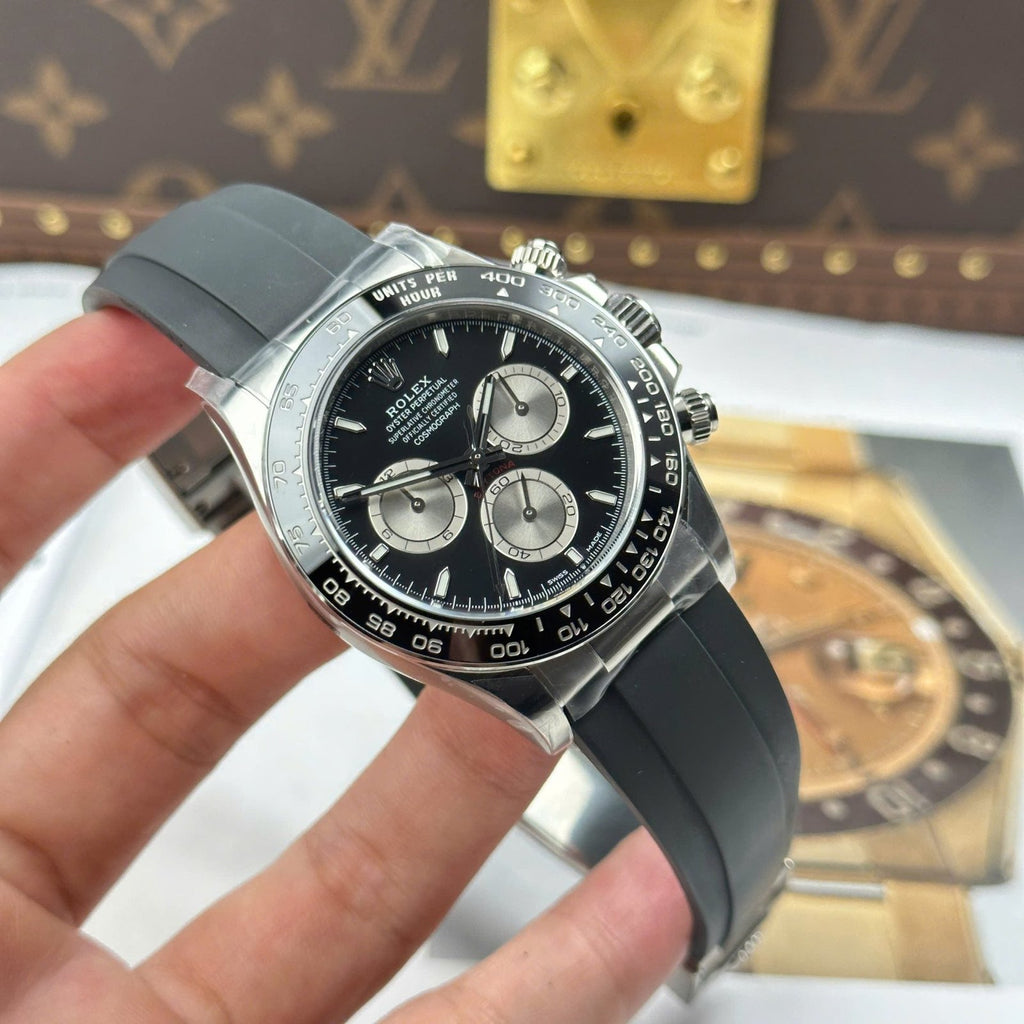 Rolex Cosmograph Daytona 126519L Watch Oysterflex Strap 40mm