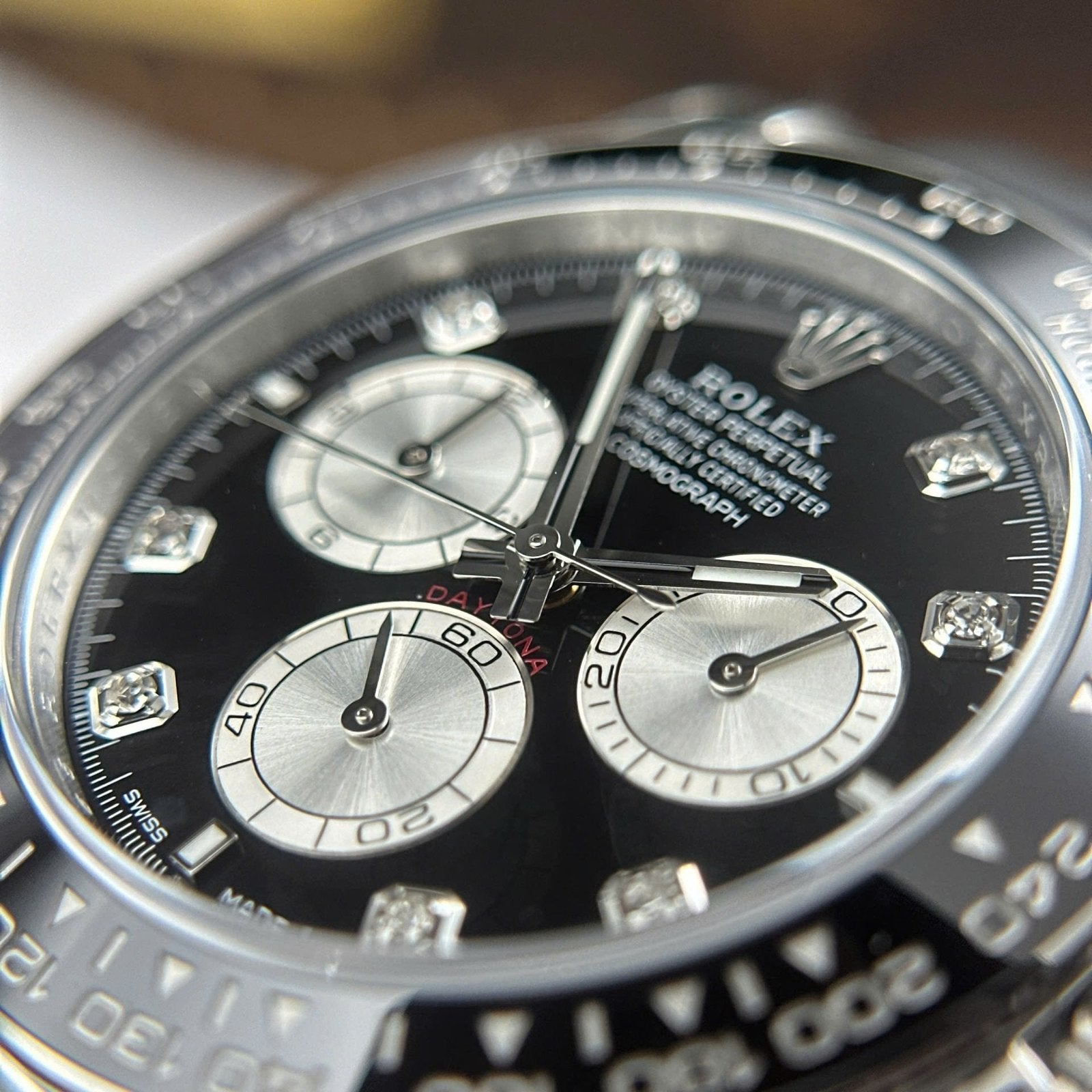 Rolex Cosmograph Daytona 126519LN Watch Black Dial Oysterflex Strap 40mm