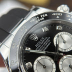 Rolex Cosmograph Daytona 126519LN Watch Black Dial Oysterflex Strap 40mm