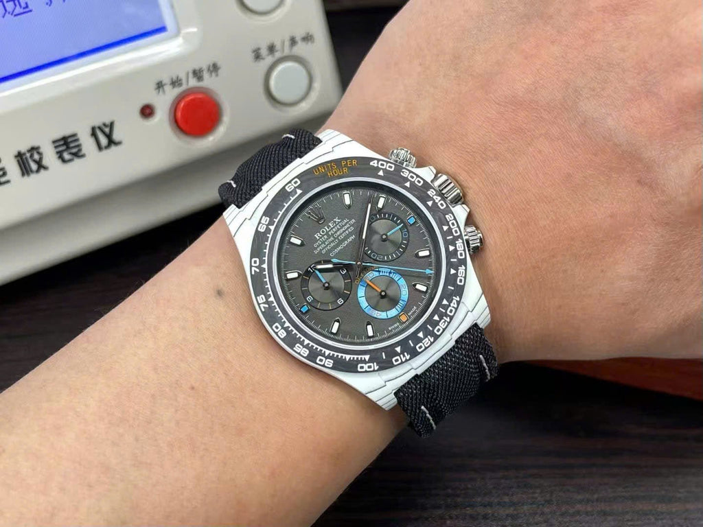 Rolex Watch Cosmograph Daytona DIW Carbon Automatic Swiss Movement 40mm