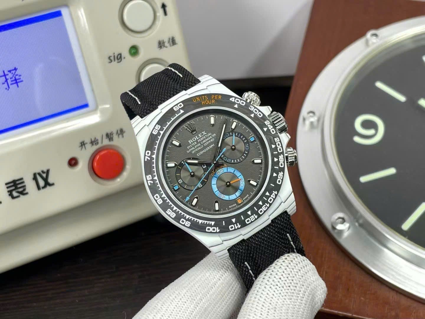 Rolex Watch Cosmograph Daytona DIW Carbon Automatic Swiss Movement 40mm