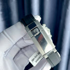 Rolex Cosmograph Daytona Eye Of The Tiger Watch Moissanite Baguette Diamonds 40mm