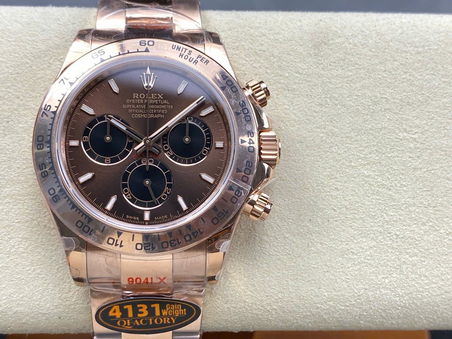 Rolex Cosmograph Daytona M116505BRWTBAR Watch Chocolate Dial 40mm