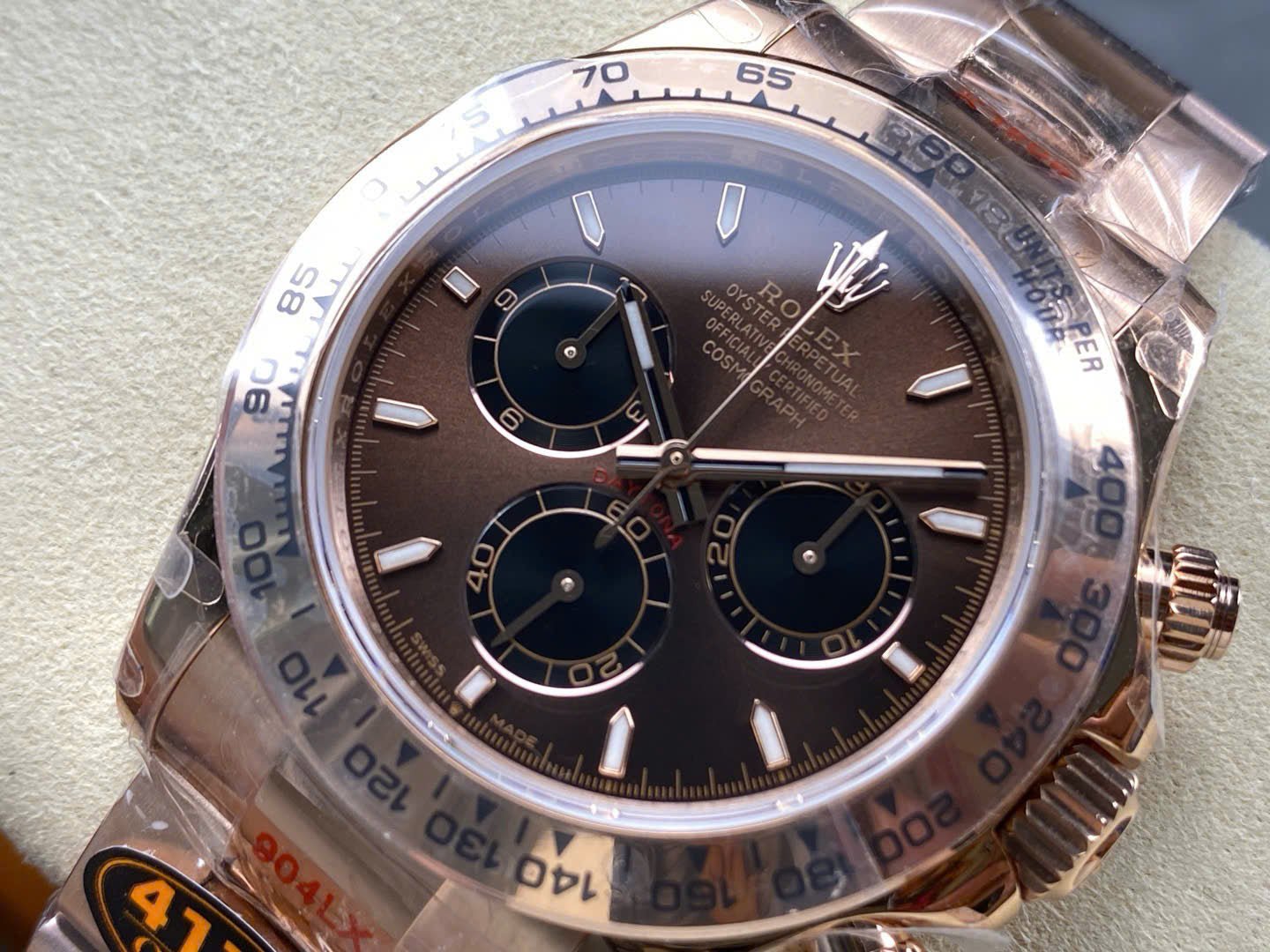 Rolex Cosmograph Daytona M116505BRWTBAR Watch Chocolate Dial 40mm