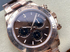Rolex Cosmograph Daytona M116505BRWTBAR Watch Chocolate Dial 40mm