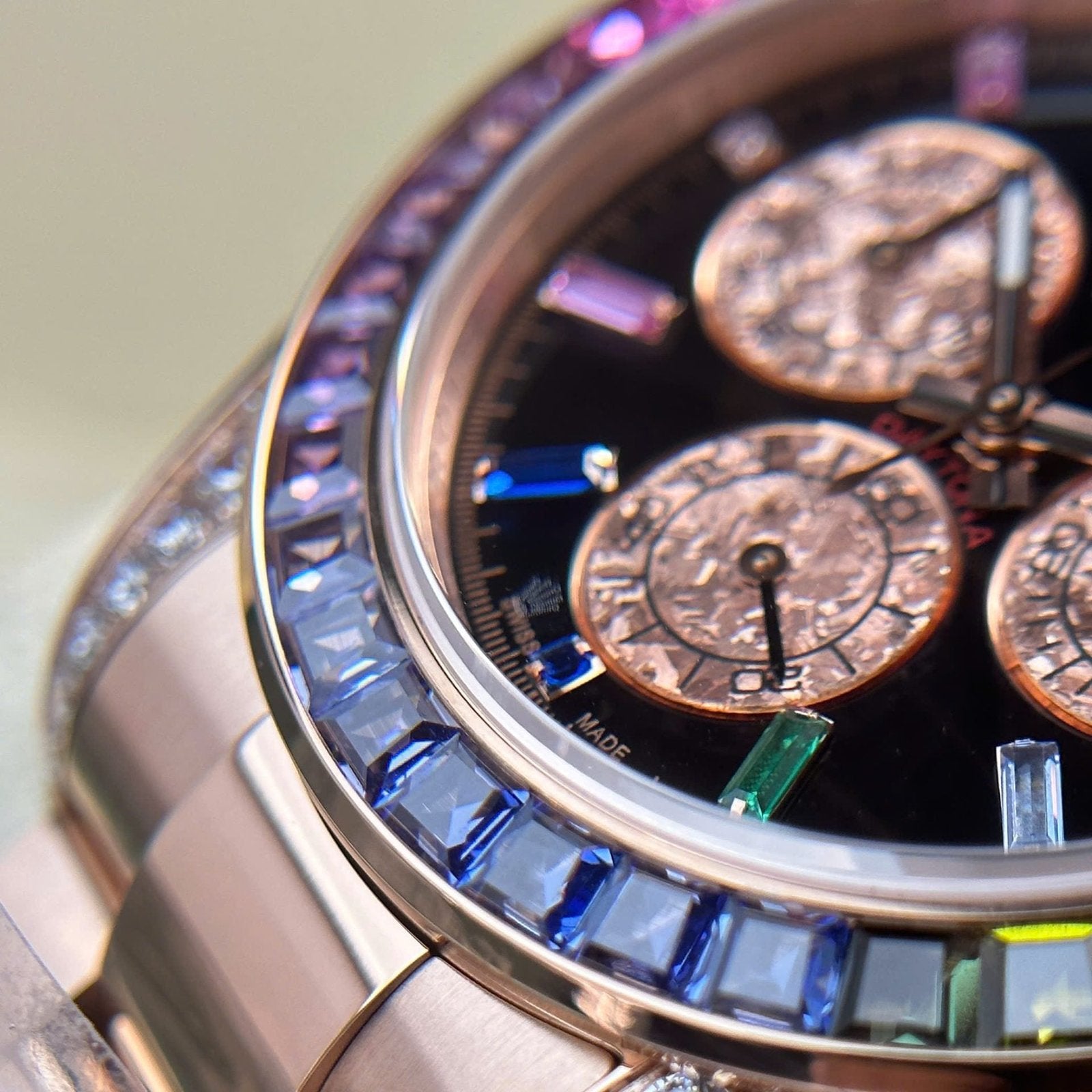 Rolex Cosmograph Daytona Rainbow 116595 Watch 40mm