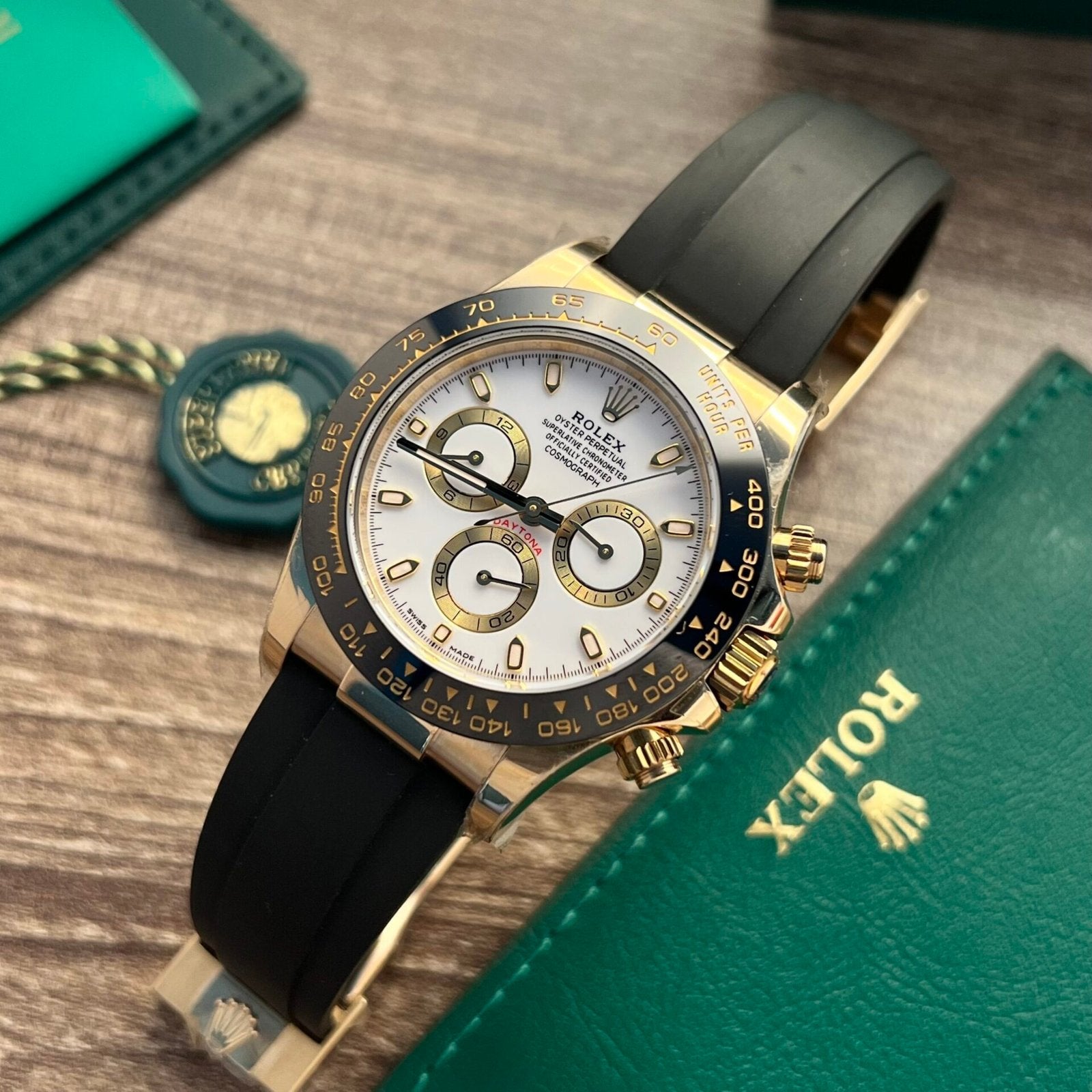 Rolex Cosmograph Daytona Watch White Dial 40mm