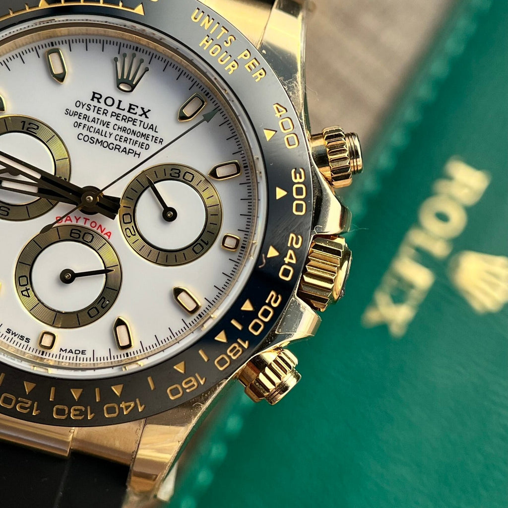 Rolex Cosmograph Daytona Watch White Dial 40mm
