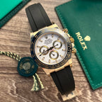 Rolex Cosmograph Daytona Watch White Dial 40mm