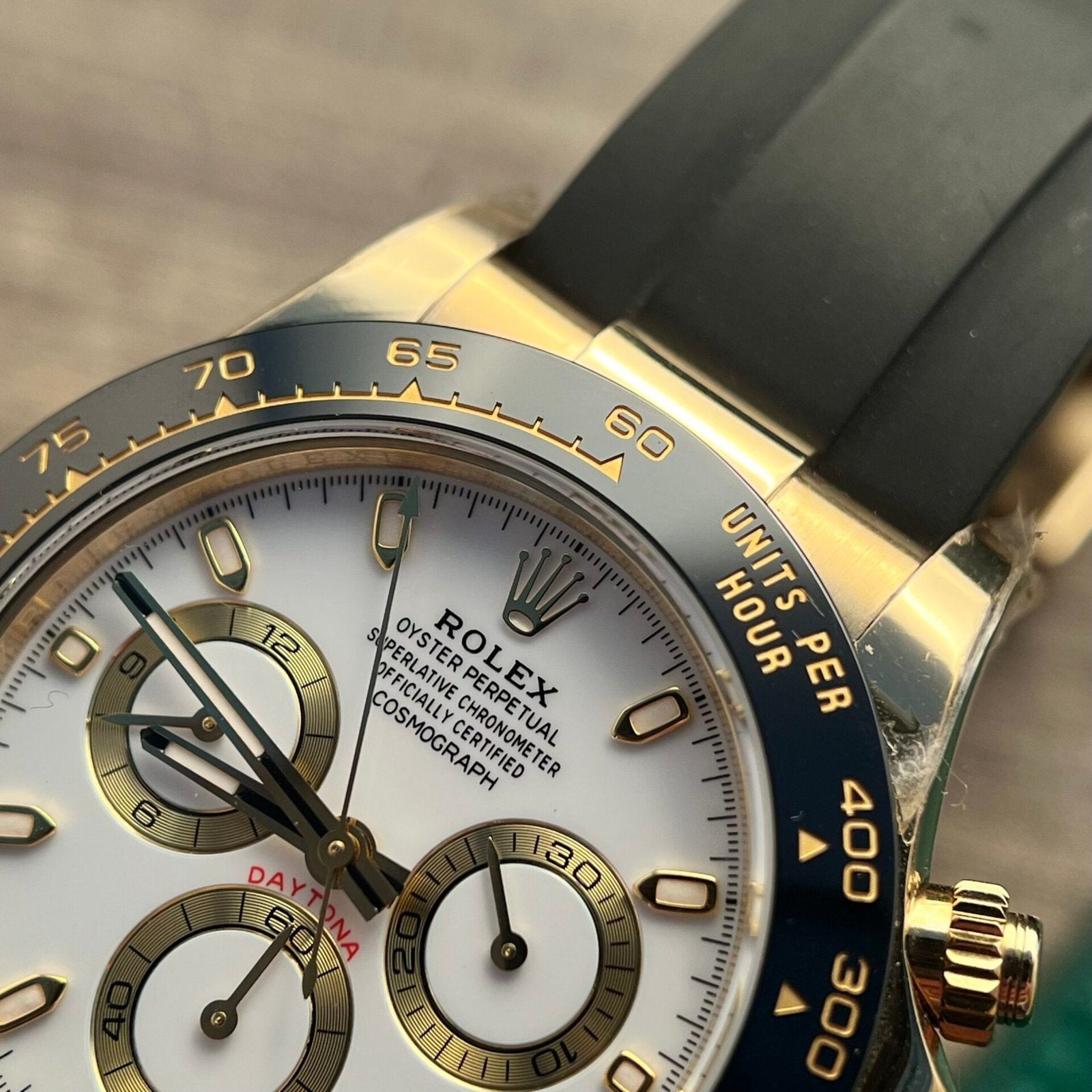 Rolex Cosmograph Daytona Watch White Dial 40mm