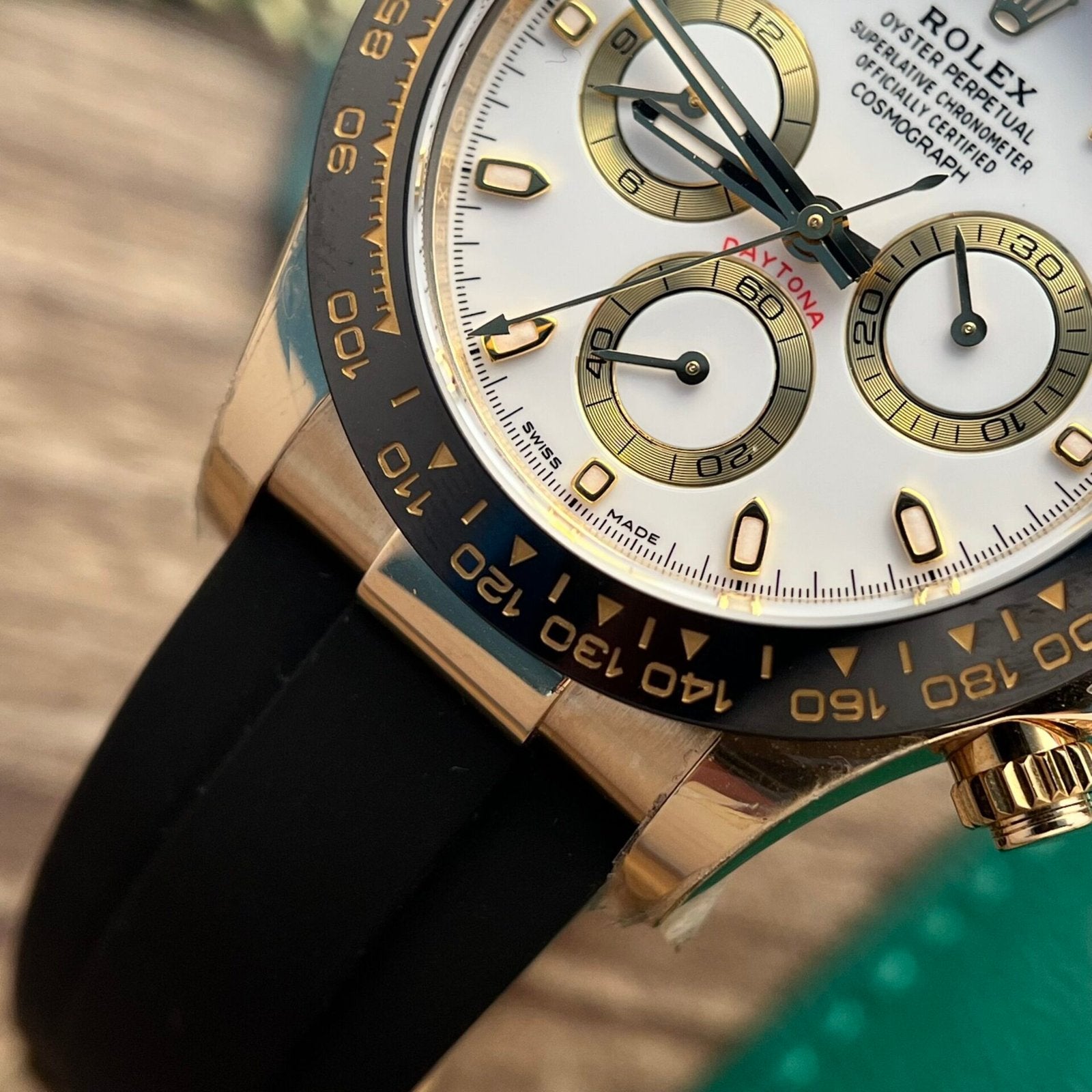 Rolex Cosmograph Daytona Watch White Dial 40mm