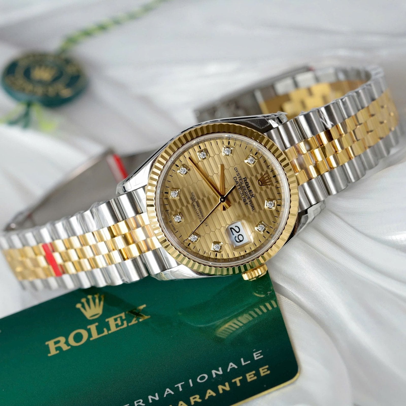 Rolex DateJust 126231 Watch Demi Motif Dial 36mm
